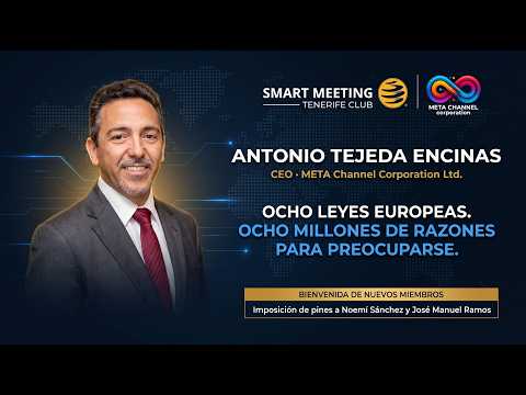 Conferencia: Ocho leyes Europeas. Ocho millones de razones para preocuparse | Antonio Tejeda