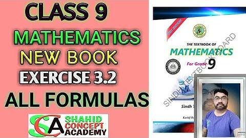 Exercise 3.2 - 9th Class Maths || Algebraic Expression and Formulas || Sir Shahid