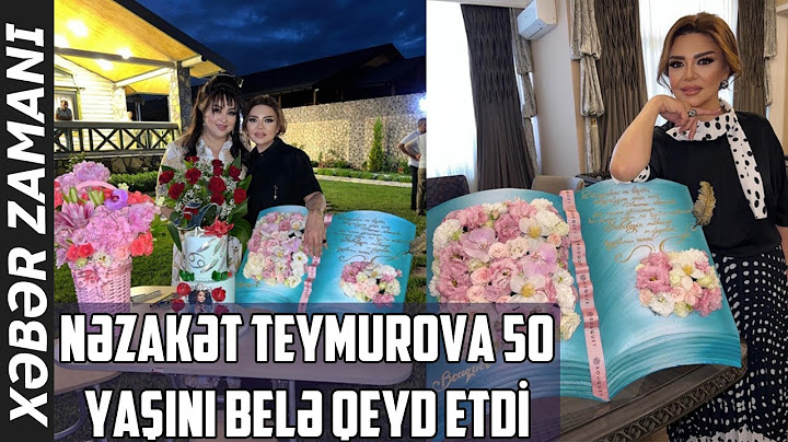Nəzakət Teymurova 50 yaşını belə qeyd etdi