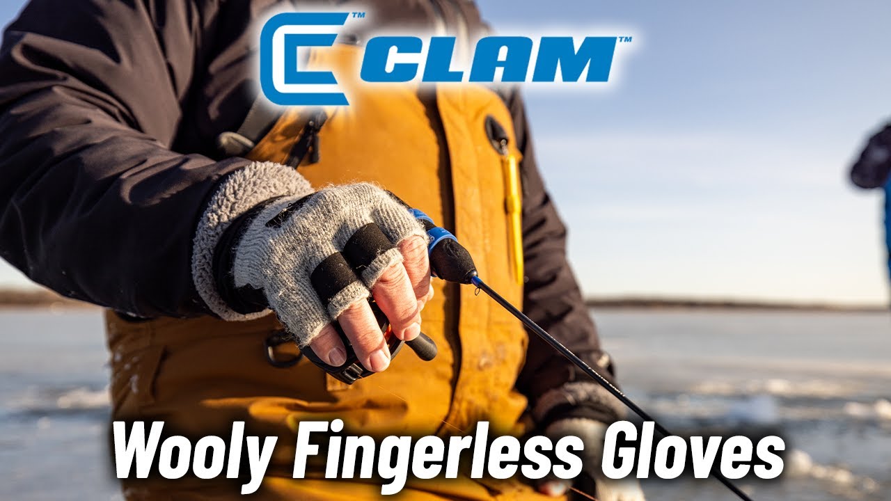 Clam IceArmor Wooly Fingerless Gloves