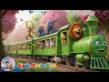 The Train Choo Choo Animal Version Song | Fun Vehicle Rhyme for Kids