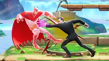 Multiversus - Agent Smith vs. Batman Unique Interactions (PS5 4k)