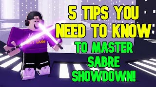 The ULTIMATE GUIDE to Roblox Saber Showdown! screenshot 3