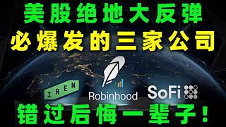 美股剧烈波动后迎来强势反弹，2026年最值得关注的三只优质公司浮出水面！爆发在即，错过后悔一辈子！IREN,HOOD,SOFI#美股 #投資 #熱門 #trading #电力 #ai