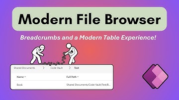 Power Apps File Browser with Breadcrumb Navigation!