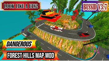 dangerous offroad hills map mod bus simulator indonesia||map mod||v3.7