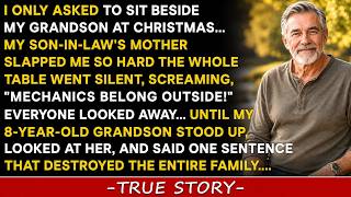 My Son-in-law's Mother Slapped Me At Christmas Dinner—then My Grandson Stood Up, Looked At Her