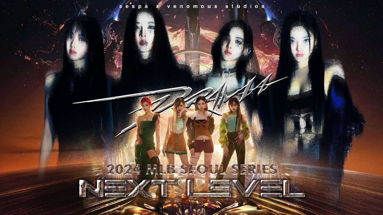aespa • DRAMA + Next Level (2024 MLB SEOUL SERIES) | Studio Version