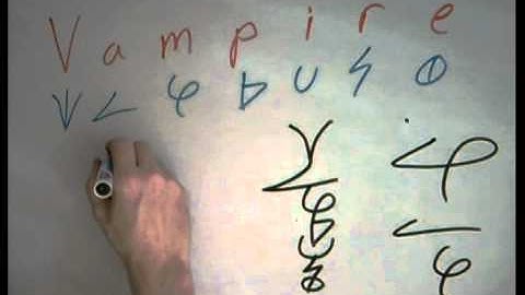 Vampire - Dscript Text Art Lessons - 2012
