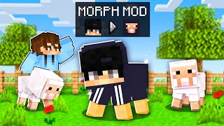 Using MORPH MOD To Cheat In Minecraft Hide N' Seek!