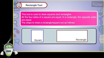 Let us Paint Part 7 | Rectangle Tool | How to draw squares and rectangles | Chapter 7 | Class 1