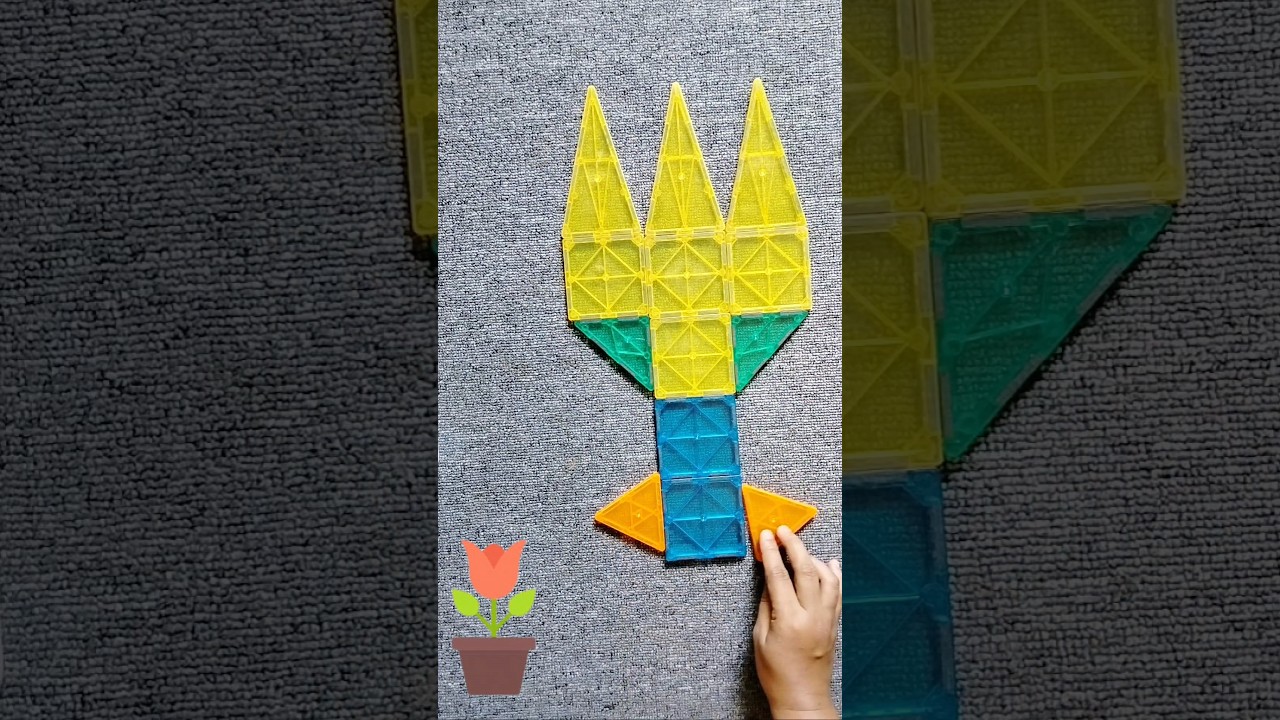 DIY toddler learning activities puzzle flower 