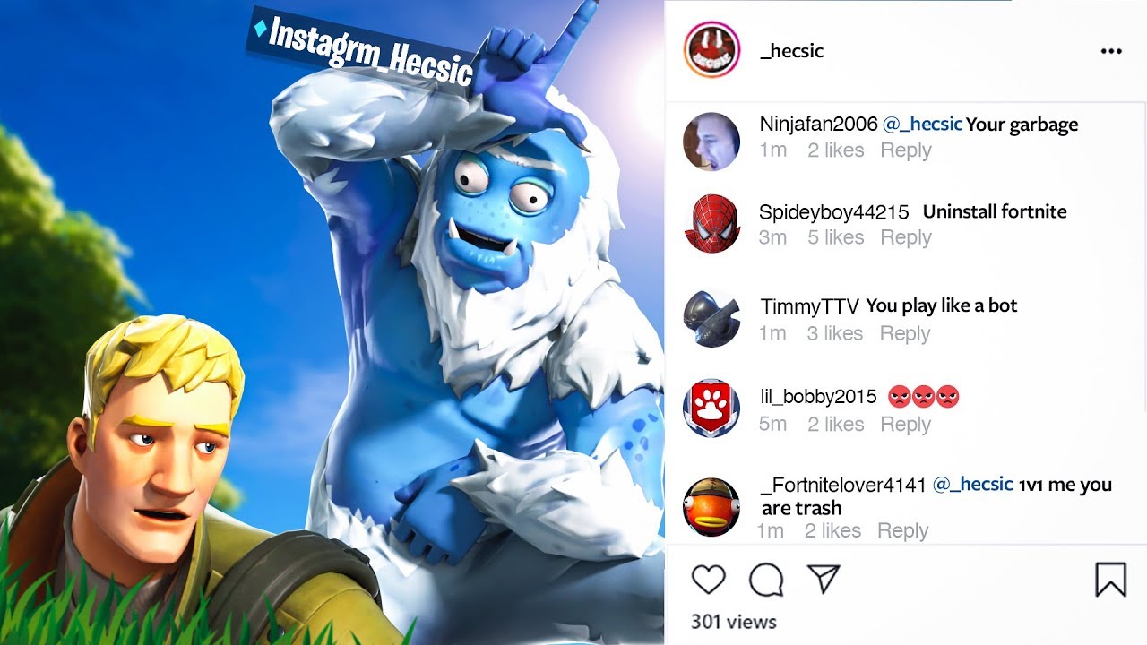 i put my instagram in my Fortnite name and DANCED on every kill... (TOXIC)