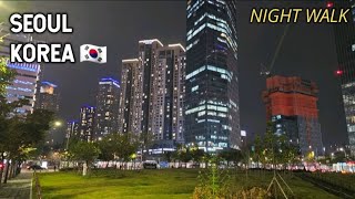 4K Evening walk in Brilliant Place Yongsan Station | Seoul korea October 2023