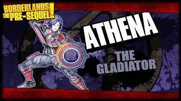 Borderlands Presequel Athena The Gladiator History, Action Skills & Possible Melee Skill Tree!