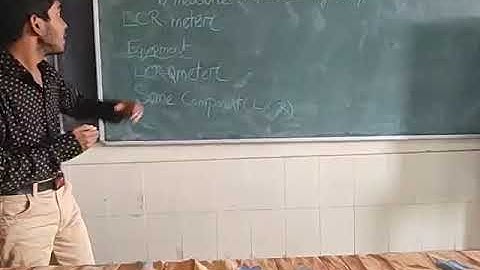 LCR Q meter Experiment/ EIM Lab