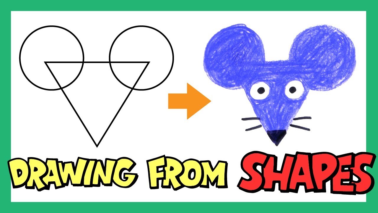 Simple Animal Face Drawings for Kids, How to Draw Animals using Circle, Circle Shape Drawing, By Activities For Kids