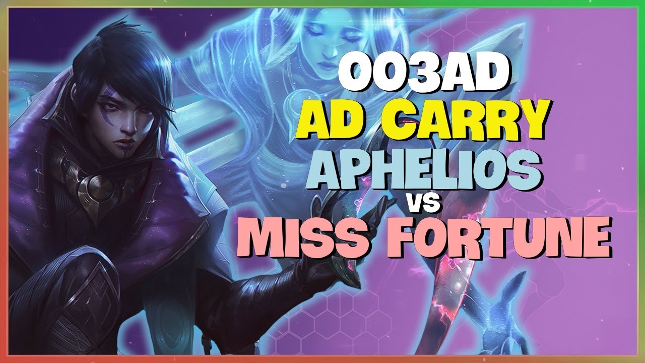 Rank 1 Challenger 003ad Shows Perfect Aphelios Positioning and Weapon Management Engsub