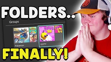 Nintendo Switch *FINALLY* Has Folders!