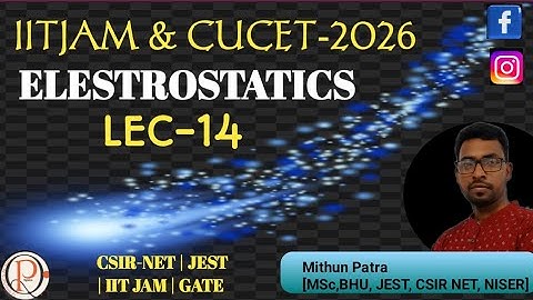 Electromagnetic Theory (14)| Electrostatics Energy |Physics |IITJAM 2026