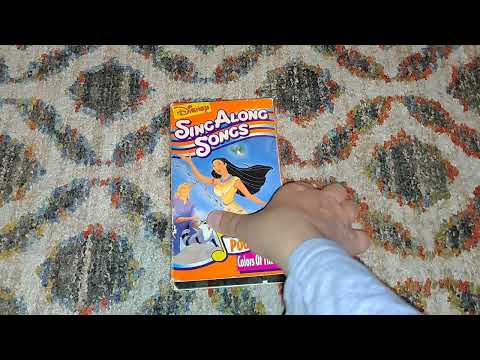 Disney's Sing-Along Songs: Colors Of The Wind VHS Review (2024 Edition)