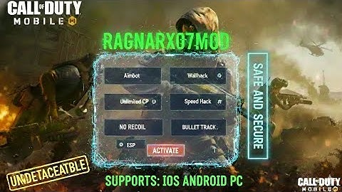 CODM MOD MENU APK COD MOBILE +WALLHACK +AIMBOT + ESP | DOWNLOAD CHEATS NO RECOIL CODM APP