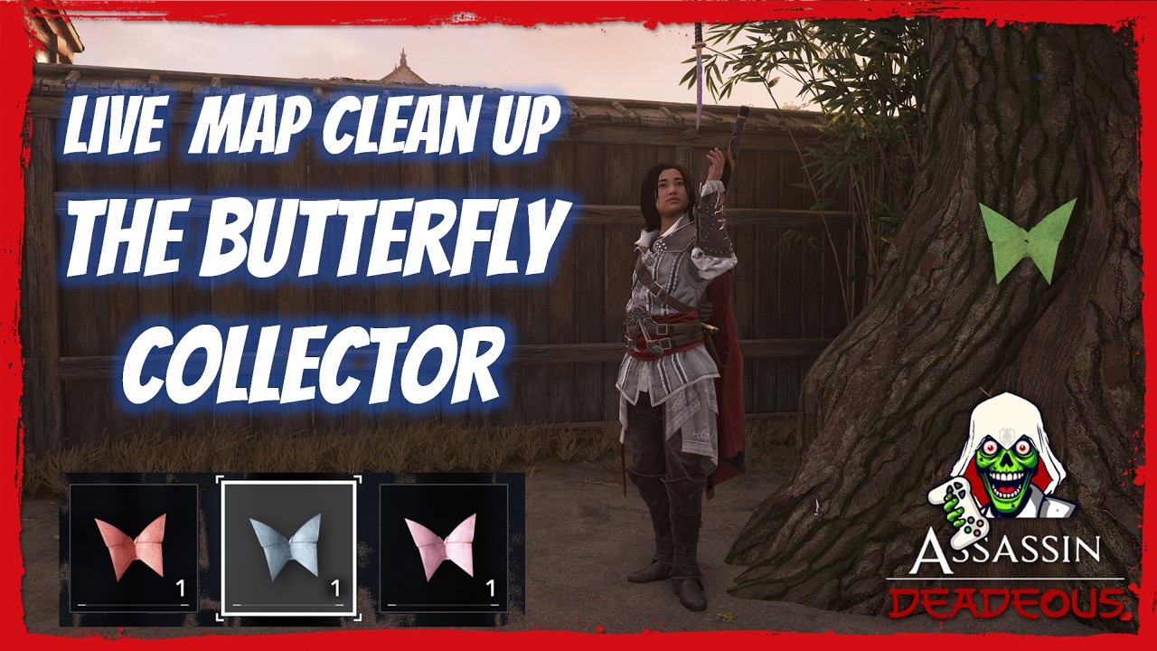 Assassin’s Creed Shadows The Butterfly Collector Live walkthrough