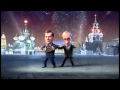 Medvedev Putin dance new year cartoon duet 2010 Медведев Пут