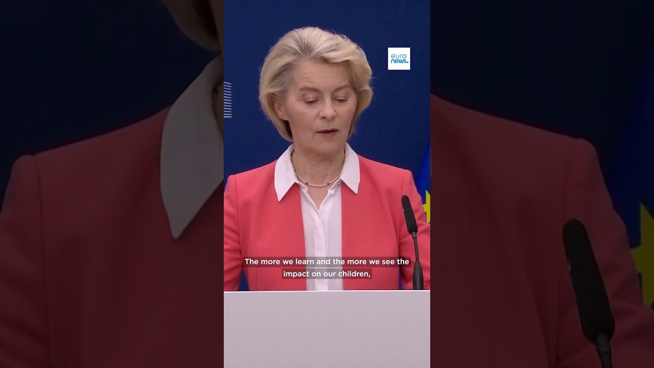 EU chief weighs age restrictions for children using social media