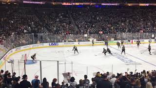 Vegas Golden Knights Playoff Warmup