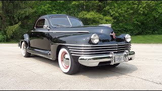 1942 Chrysler Saratoga Highlander Business Coupe in Black &amp; Ride on My Car Story with Lou Costabile