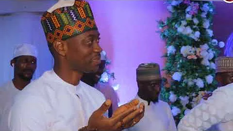 Lateef Adedimeji Goes Shy As They Call Him Out As Bisola Badmus Drinks pap At Faithia Balogun Event