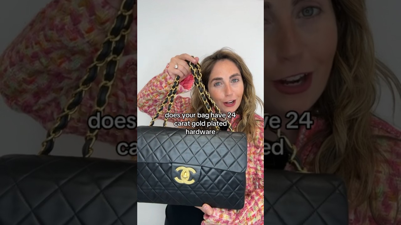 Number one reason to buy vintage Chanel is 24k gold plated hardware! #chanel #vintagechanel #fashion