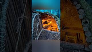 Finishing My Secret Dugout 🏕️ Cozy 2-Room Underground Shelter Complete | Bushcraft Part 2#survival