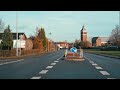 Morning Drive from Hornslet to Randers, Denmark