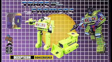 Transformers G1 Decepticon Bonecrusher Vintage 1985