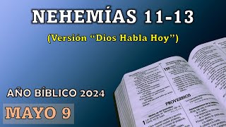 AÑO BÍBLICO | MAYO 9 | NEHEMIAS 11-13 (DHH)