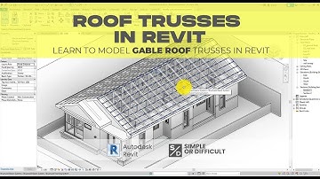 ROOF TRUSSES IN REVIT (How to Model Gable roof trusses in Revit)