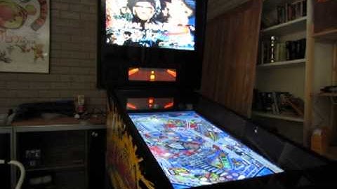 Visual Pinball cabinet playing Lethal Weapon 3