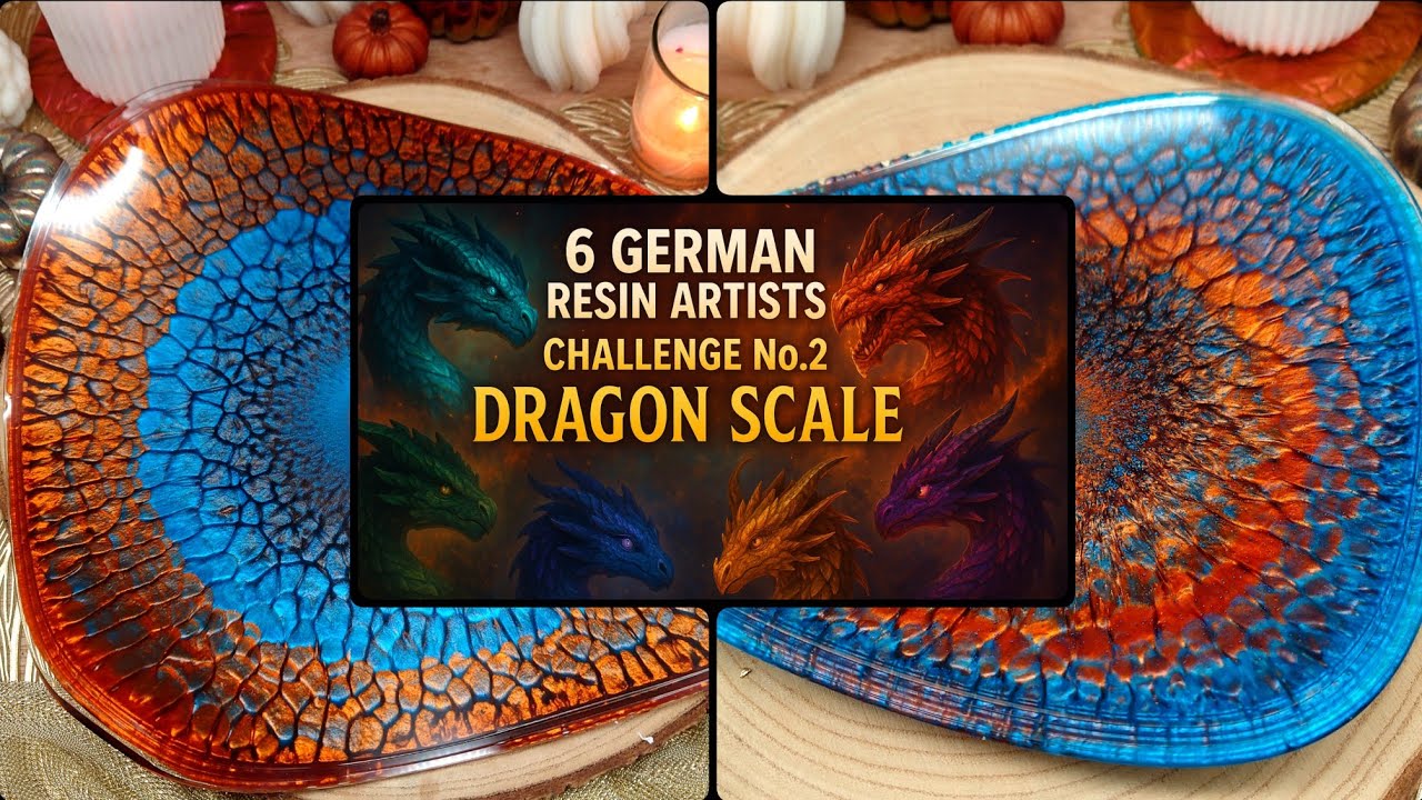 #0166 ENG - Одинаковые цвета, но ШОКИРУЮЩЕ разные чешуйки дракона | Немецкий конкурс художников п...