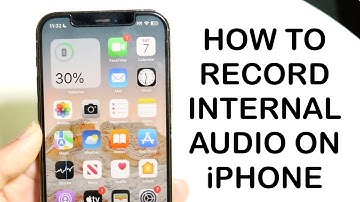 How To Record Internal Audio On iPhone! (2024)
