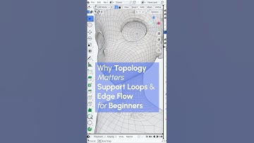 Why Topology Matters & Support Loops & Edge Flow for Beginners #topology  #blendertips #3dmodeling