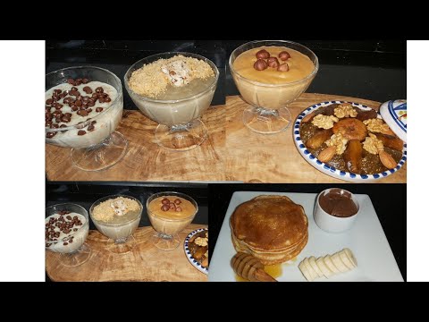 خمسة-وصفات-لفطور-الصباح-سهلة-وسريعة-وصحية😋-cinq-recette-facil-pour-le-petit-déjeuner-😍😍