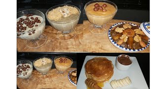 خمسة وصفات لفطور الصباح سهلة وسريعة وصحية cinq recette facil pour le petit déjeuner 