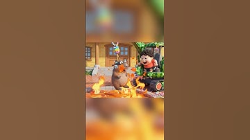 Capybara và máy xúc dưa hấu #capybara #funny #cartoon