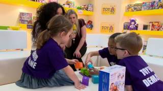 Learning Resources Mental Blox Jr at London Toy Fair Demo Zone