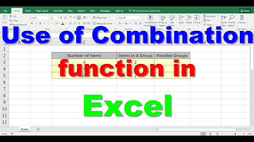 How to Use Combination Functions in Excel