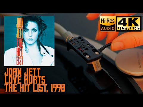 Joan Jett - Love Hurts (The Hit List), 1990, Vinyl video 4K, 24bit