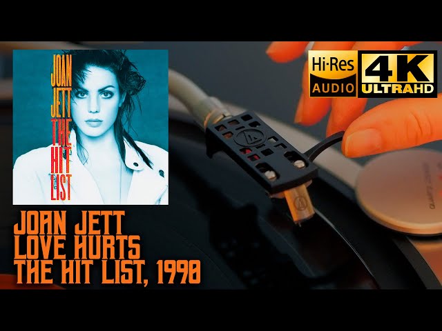 Joan Jett - Love Hurts (The Hit List), 1990, Vinyl video 4K, 24bit