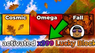 FALL EVENT gave MOST BLOCKS EVER in Kick a Lucky Block